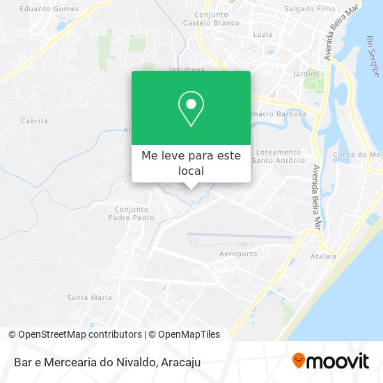 Bar e Mercearia do Nivaldo mapa