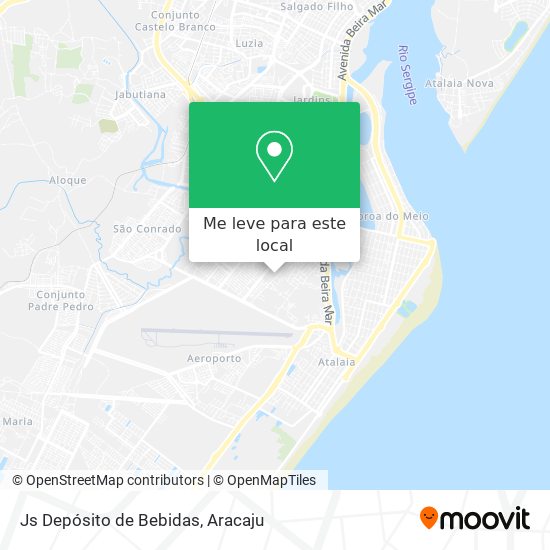 Js Depósito de Bebidas mapa