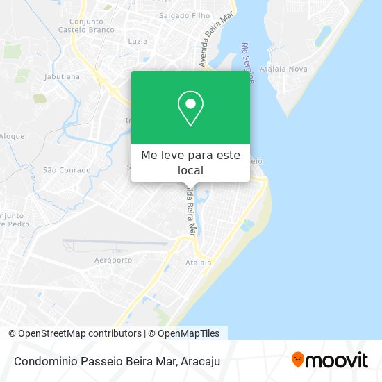 Condominio Passeio Beira Mar mapa