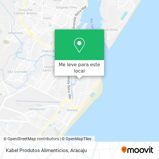 Kabel Produtos Alimenticios mapa