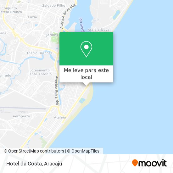 Hotel da Costa mapa