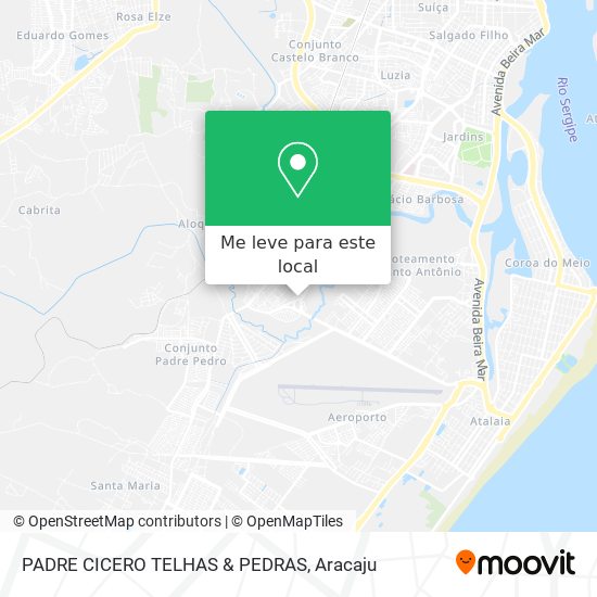 PADRE CICERO TELHAS & PEDRAS mapa