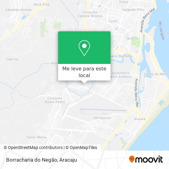 Borracharia do Negão mapa