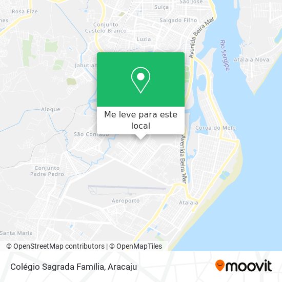 Colégio Sagrada Família mapa