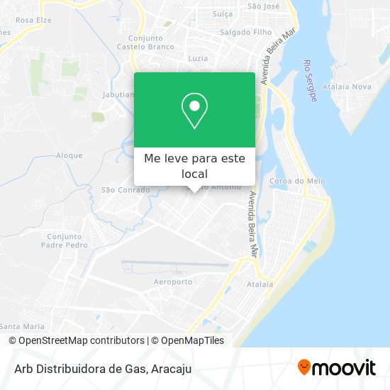 Arb Distribuidora de Gas mapa