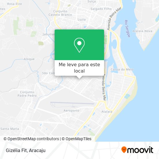 Gizélia Fit mapa