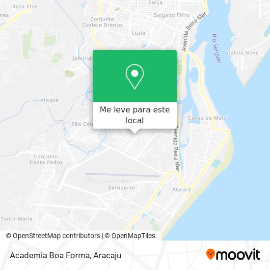 Academia Boa Forma mapa