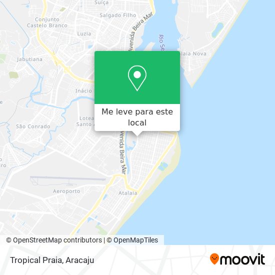 Tropical Praia mapa