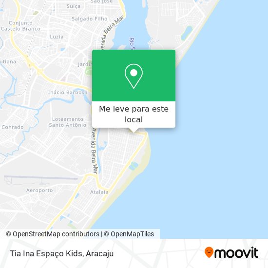 Tia Ina Espaço Kids mapa