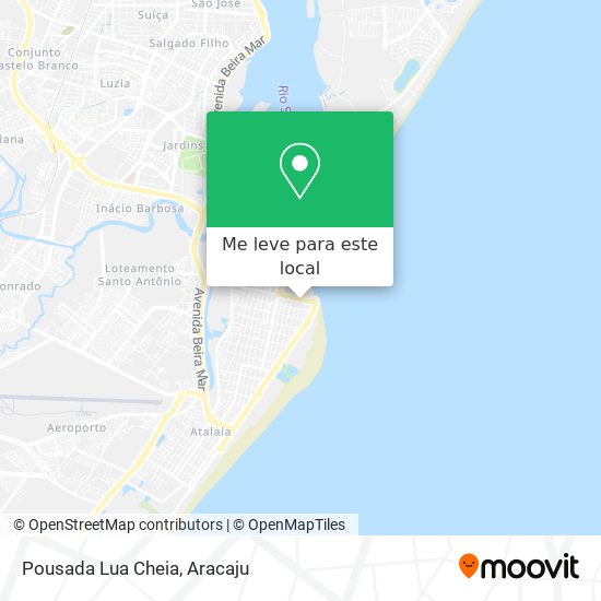 Pousada Lua Cheia mapa