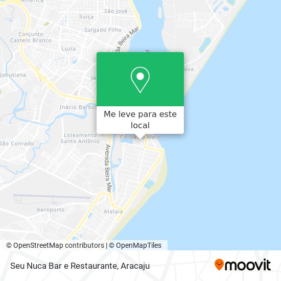 Seu Nuca Bar e Restaurante mapa