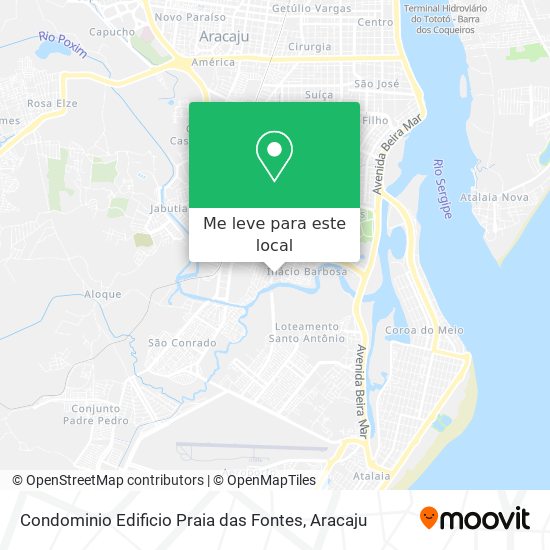 Condominio Edificio Praia das Fontes mapa