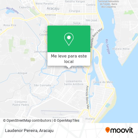 Laudenor Pereira mapa