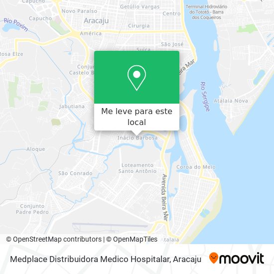 Medplace Distribuidora Medico Hospitalar mapa