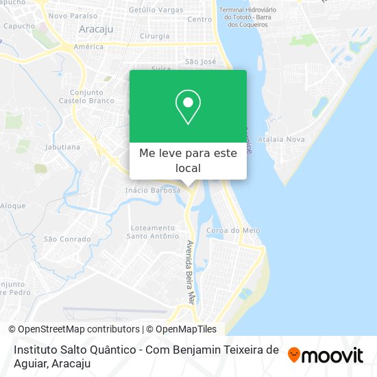 Instituto Salto Quântico - Com Benjamin Teixeira de Aguiar mapa