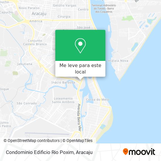 Condominio Edificio Rio Poxim mapa