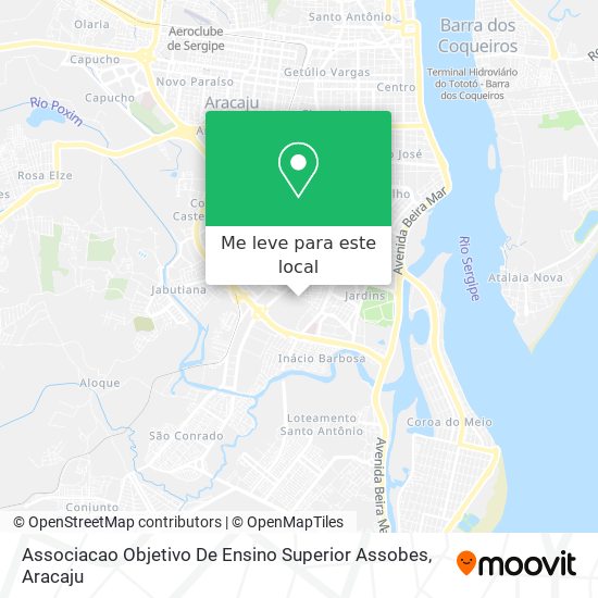 Associacao Objetivo De Ensino Superior Assobes mapa