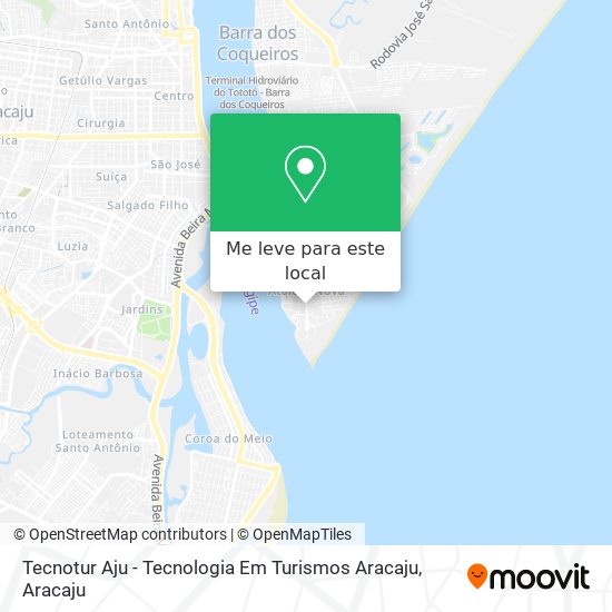 Tecnotur Aju - Tecnologia Em Turismos Aracaju mapa