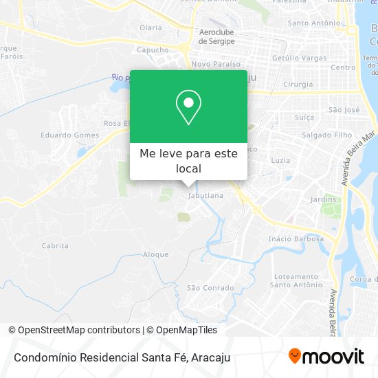 Condomínio Residencial Santa Fé mapa