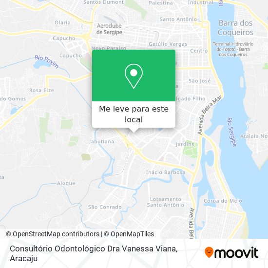 Consultório Odontológico Dra Vanessa Viana mapa