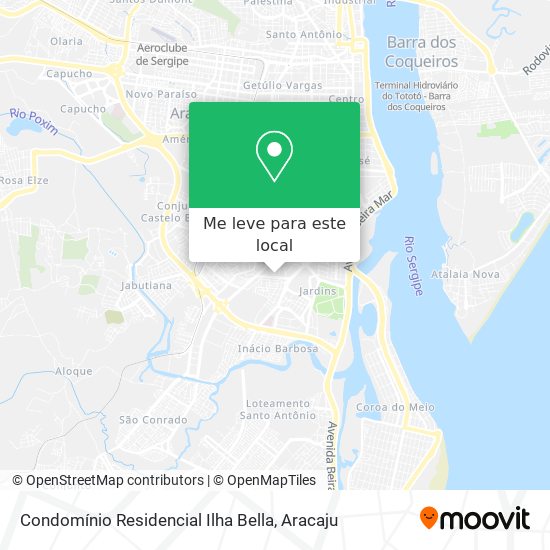 Condomínio Residencial Ilha Bella mapa