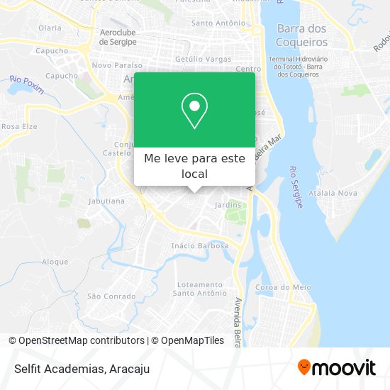 Selfit Academias mapa