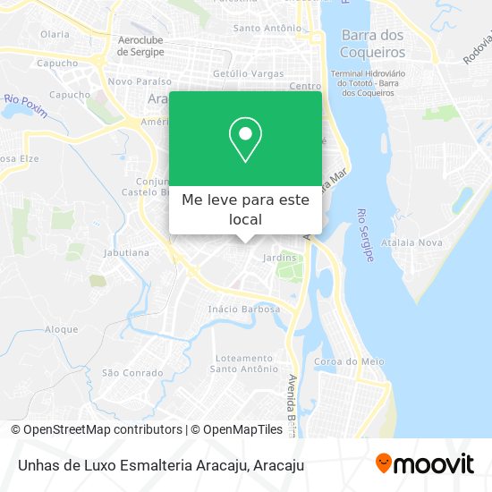 Unhas de Luxo Esmalteria Aracaju mapa