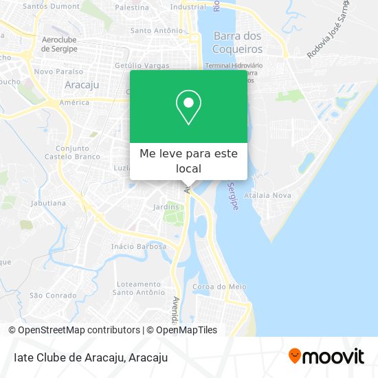 Iate Clube de Aracaju mapa