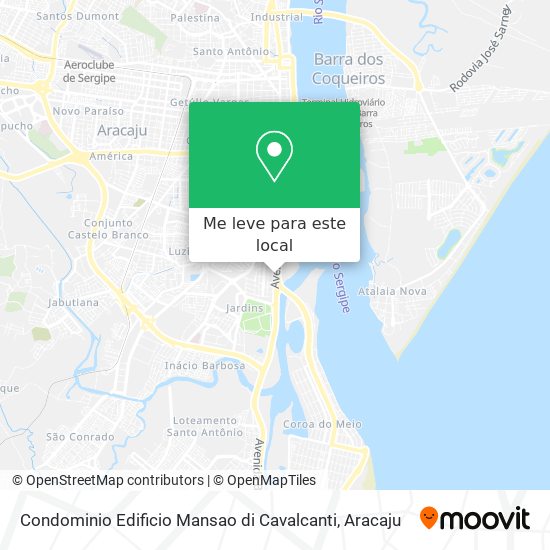 Condominio Edificio Mansao di Cavalcanti mapa