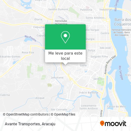 Avante Transportes mapa