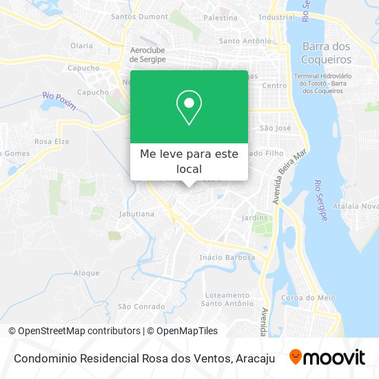 Condominio Residencial Rosa dos Ventos mapa