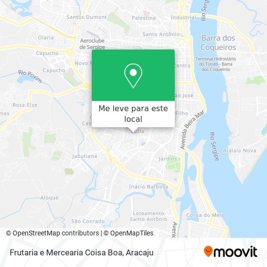 Frutaria e Mercearia Coisa Boa mapa