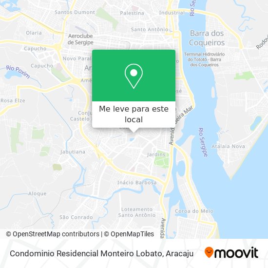 Condominio Residencial Monteiro Lobato mapa