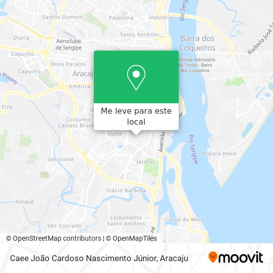 Caee João Cardoso Nascimento Júnior mapa