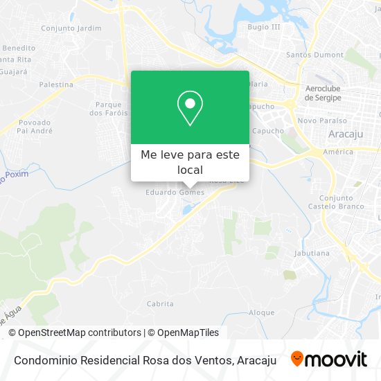 Condominio Residencial Rosa dos Ventos mapa
