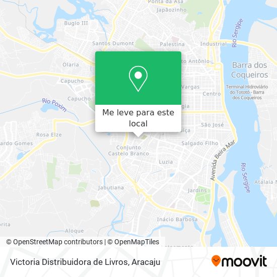 Victoria Distribuidora de Livros mapa