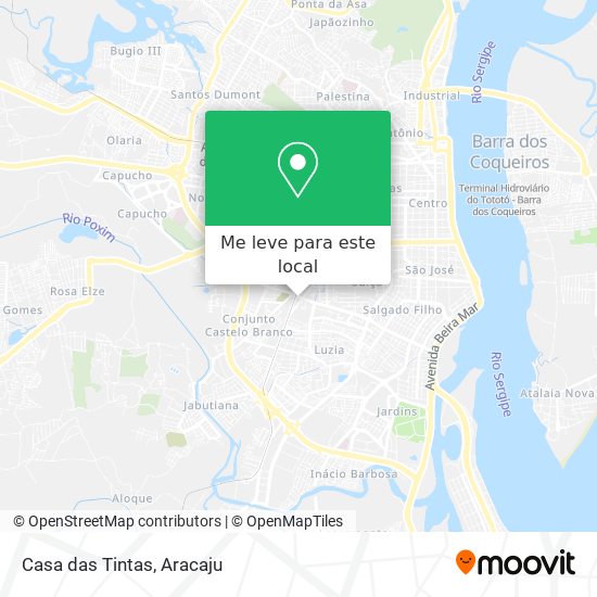 Casa das Tintas mapa