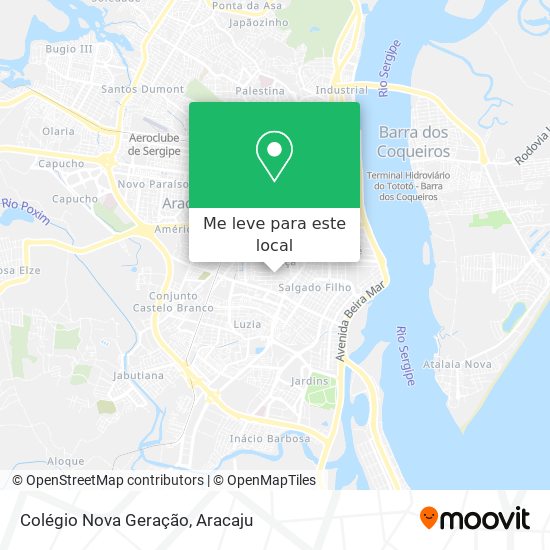 Colégio Nova Geração mapa