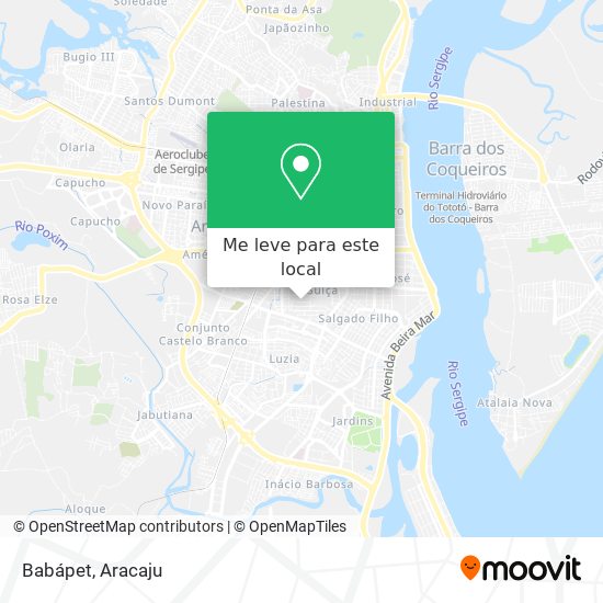 Babápet mapa
