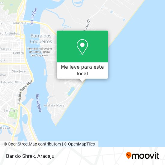 Bar do Shrek mapa