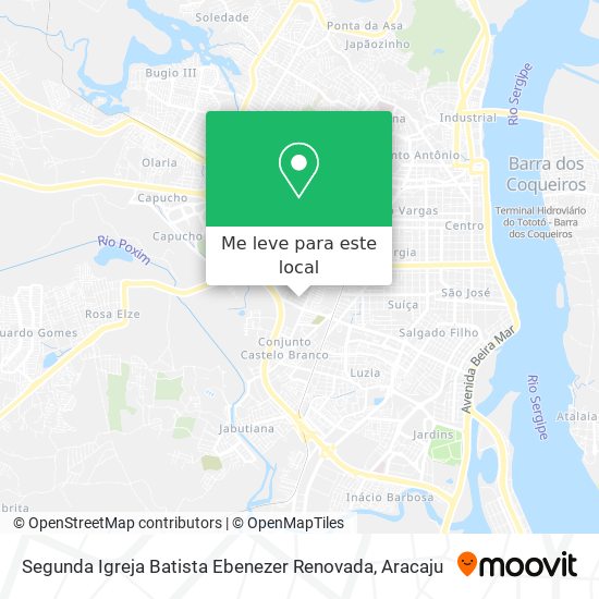 Segunda Igreja Batista Ebenezer Renovada mapa