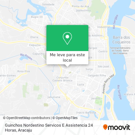 Guinchos Nordestino Servicos E Assistencia 24 Horas mapa
