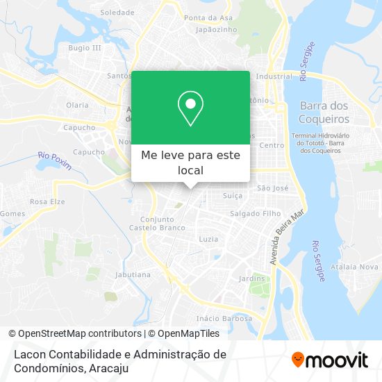 Lacon Contabilidade e Administração de Condomínios mapa