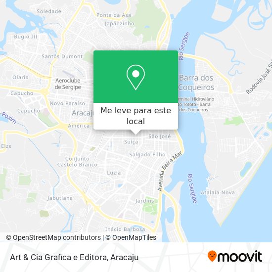 Art & Cia Grafica e Editora mapa