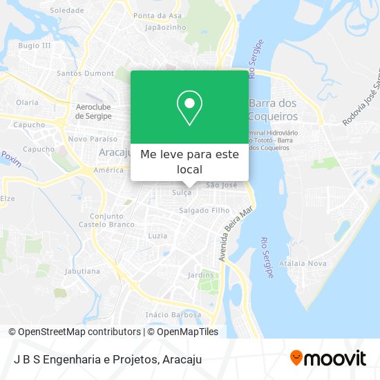 J B S Engenharia e Projetos mapa
