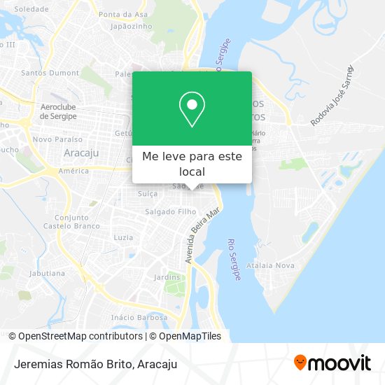 Jeremias Romão Brito mapa