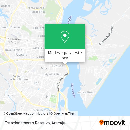 Estacionamento Rotativo mapa