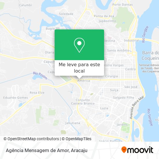 Agência Mensagem de Amor mapa