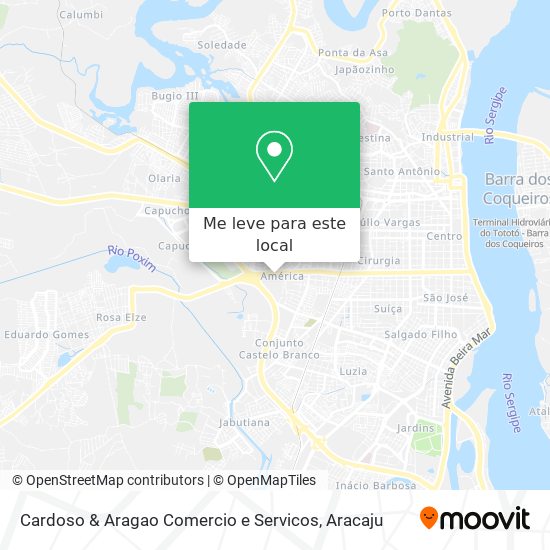 Cardoso & Aragao Comercio e Servicos mapa
