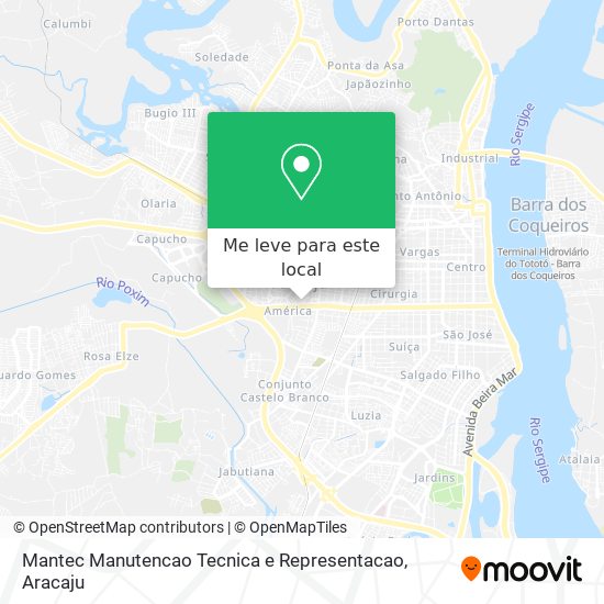 Mantec Manutencao Tecnica e Representacao mapa